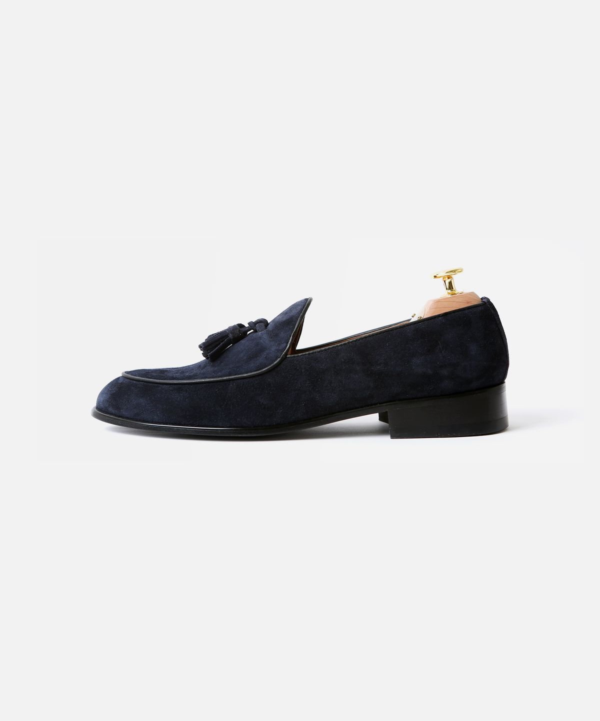 커스텀무드(CUSTOMMOOD) 커스텀무드 스웨이드 테슬로퍼(navy)
