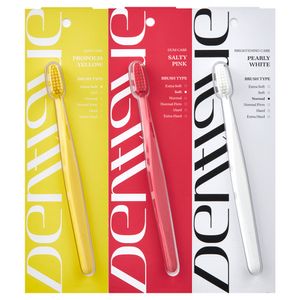 부드러운 소프트 미세모 칫솔 3개