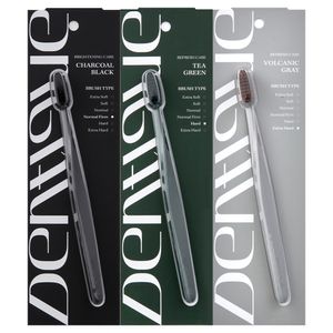 탄력있는 하드 미세모 칫솔 3개