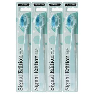 소다 민트 미세모 칫솔 4개