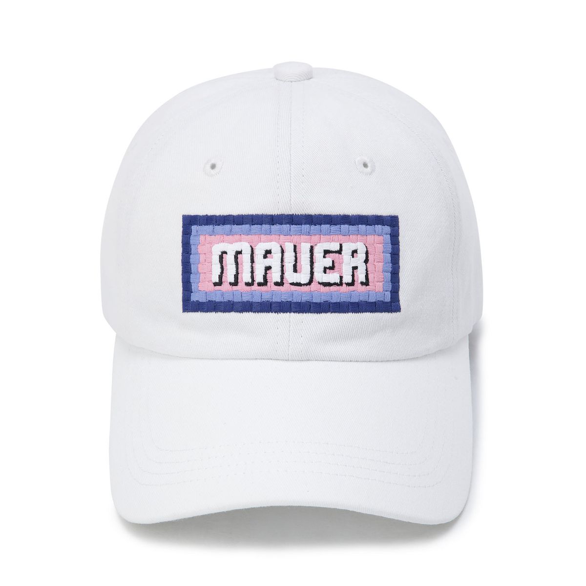 마우어(MAUER) MAUER EMBROIDED CAP 01_WH