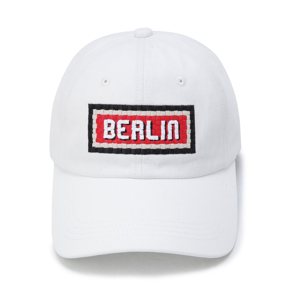마우어(MAUER) BERLIN EMBROIDED CAP 01_WH