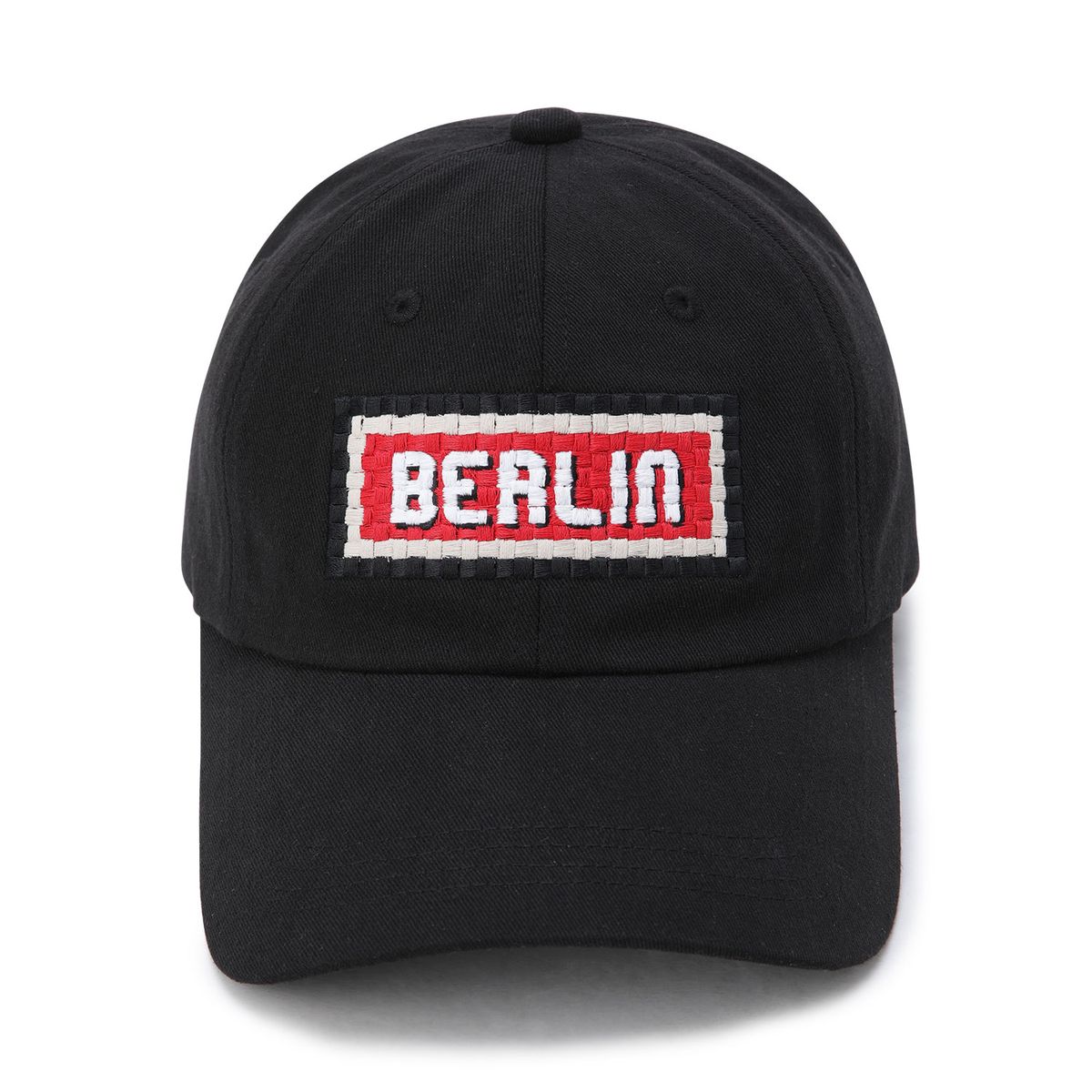 마우어(MAUER) BERLIN EMBROIDED CAP 01_BK