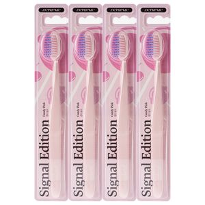 캔디 핑크 미세모 칫솔 4개