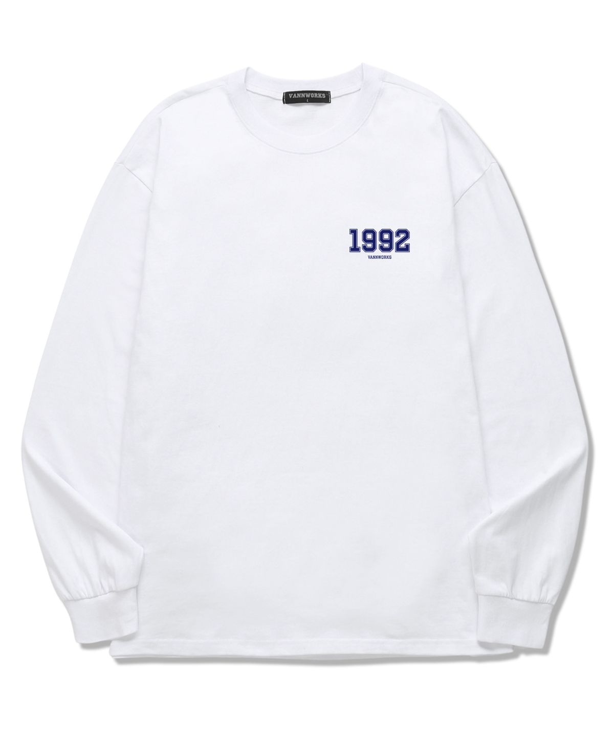 밴웍스(VANNWORKS) MINI 1992 Logo 롱슬리브 (VLS0069) 화이트