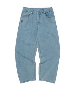 APPLE DENIM PANTS (BLUE)