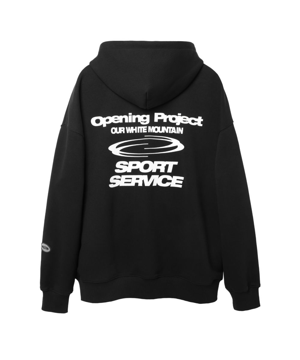 ★OPENING PROJECT★Sport Service Hoodie★送料・関税込★ MUSINSA | OPENING PROJECT Sport Service Hoodie - Black