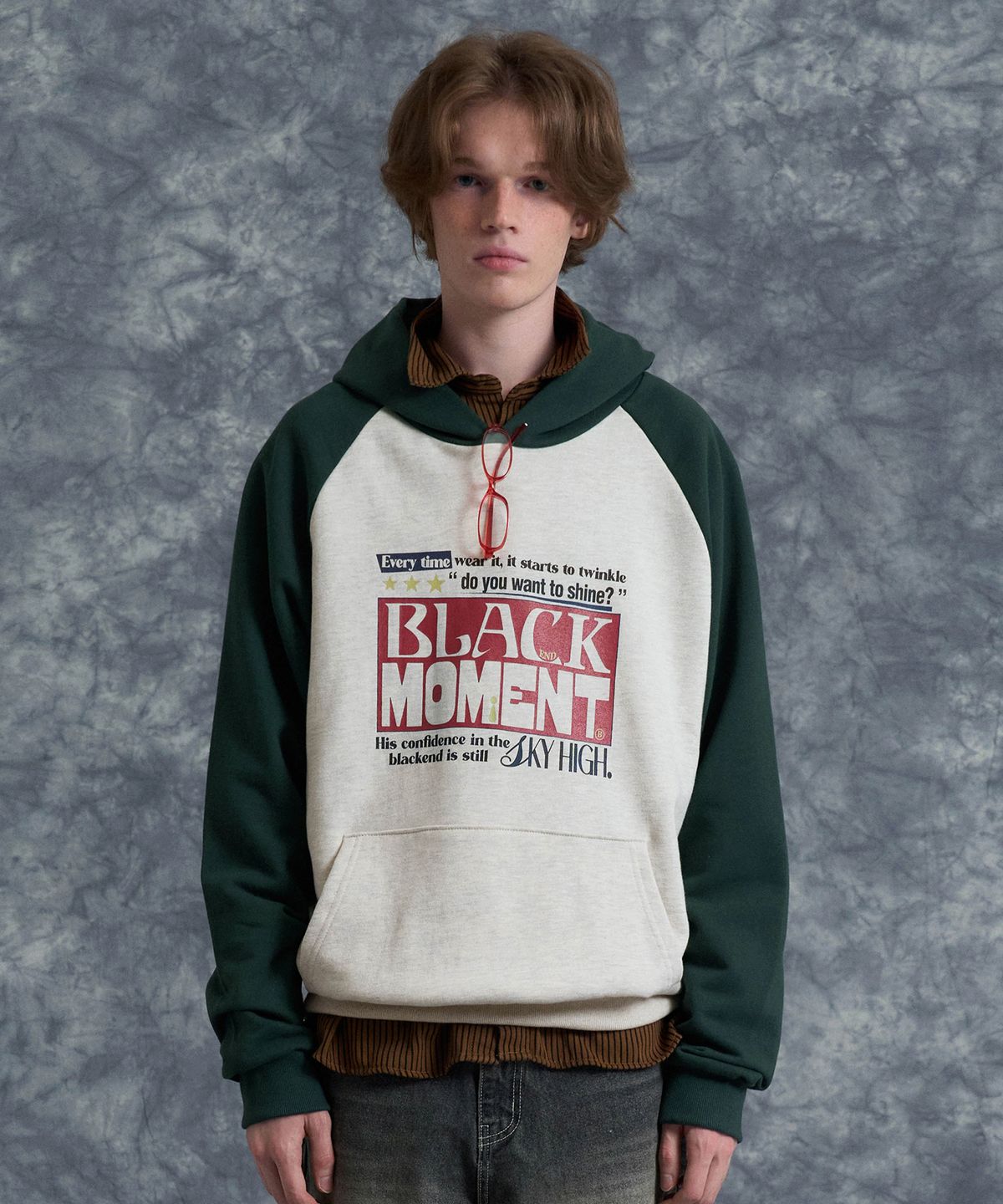 캑터스도넛마켓(CACTUSDONUTMARKET) Moment Raglan Hoodie - Oatmeal