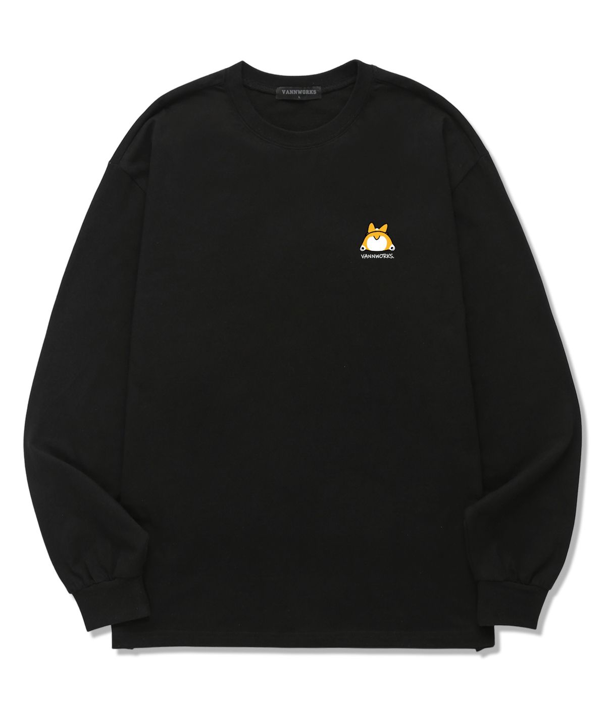 밴웍스(VANNWORKS) MINI 웰시코기 롱슬리브 (VLS0070) 블랙