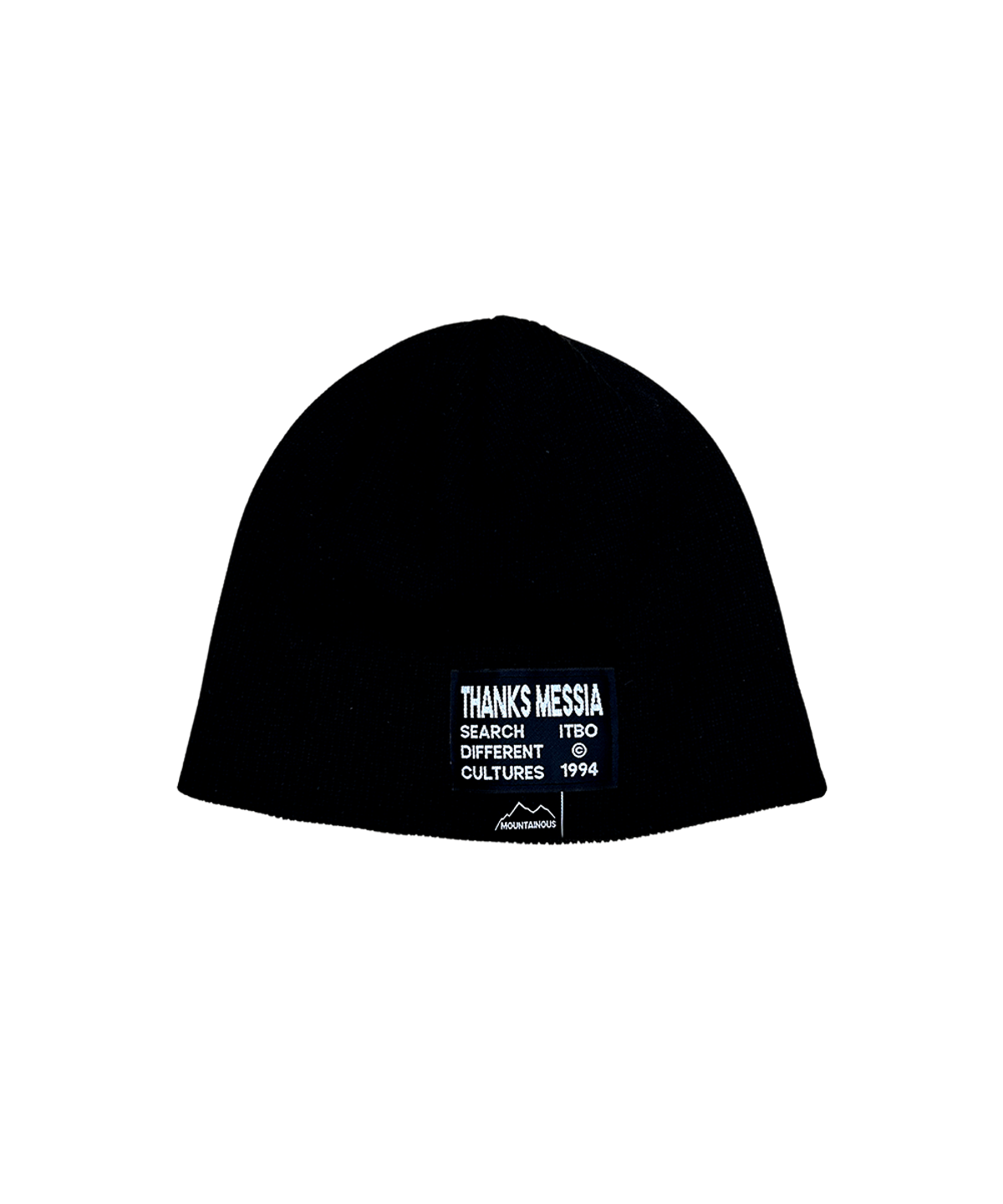땡스메시아(THANKS MESSIA) [THANKS MESSIA X MODEST HOUSE]OUT RABEL BEANIE-BLACK
