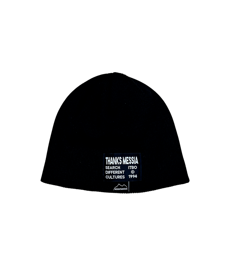 [THANKS MESSIA X MODEST HOUSE]OUT RABEL BEANIE-BLACK