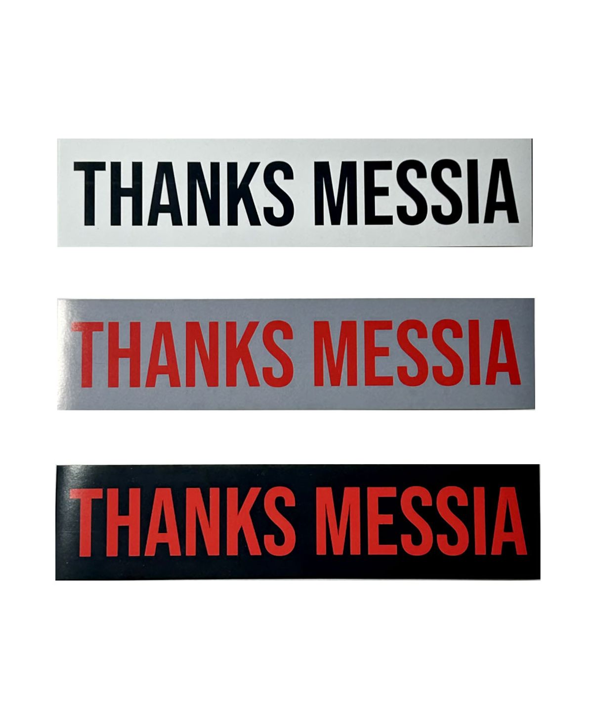 땡스메시아(THANKS MESSIA) REMOVABLE BOX LOGO STICKER PACK