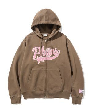 스타테일 후드집업_다크 브라운