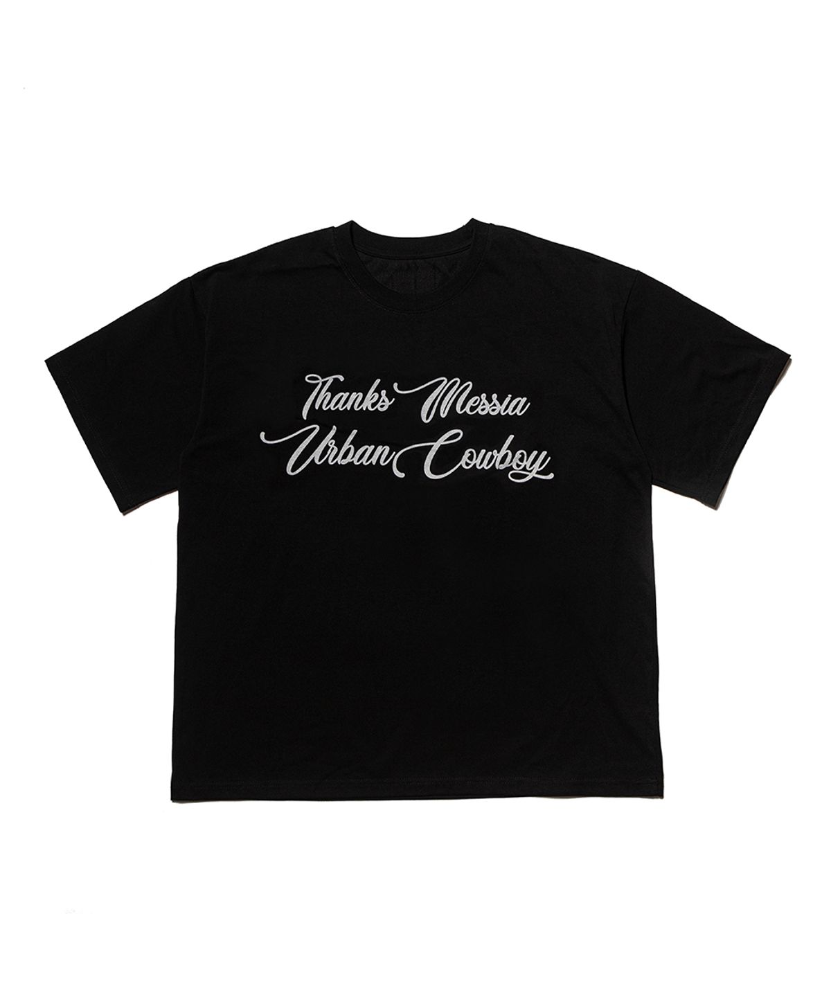 땡스메시아(THANKS MESSIA) URBAN COWBOY TSHIRT-BLACK