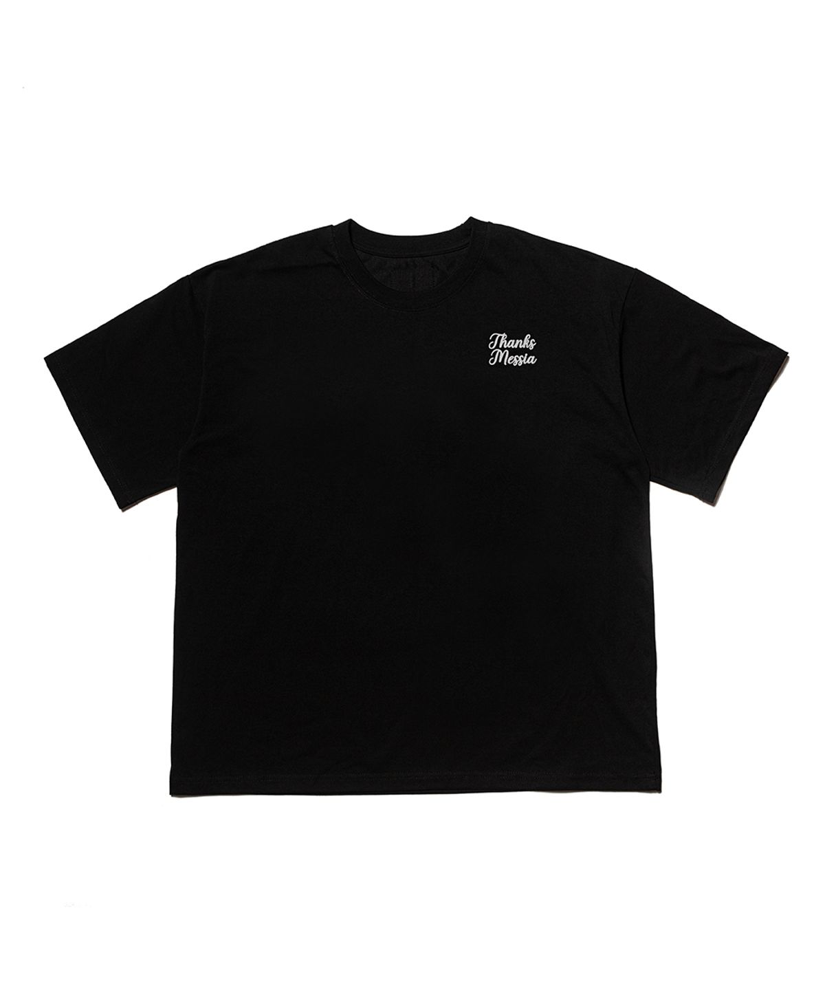 땡스메시아(THANKS MESSIA) HANDWRITTEN COWBOY TSHIRT-BLACK
