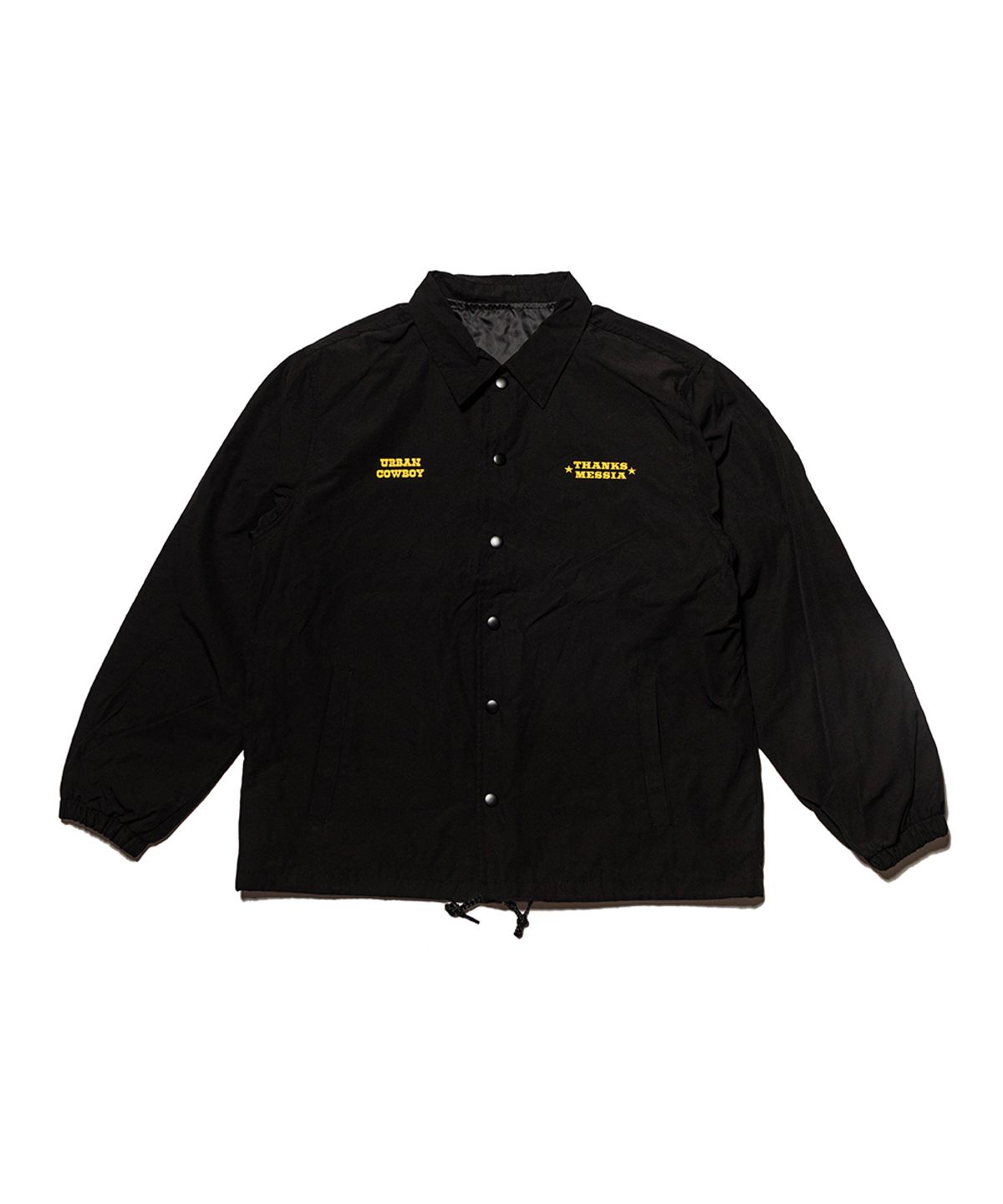 땡스메시아(THANKS MESSIA) GO RODEO COACH JACKET-BLACK
