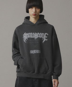 피그먼트 빈티지 후드 (차콜)