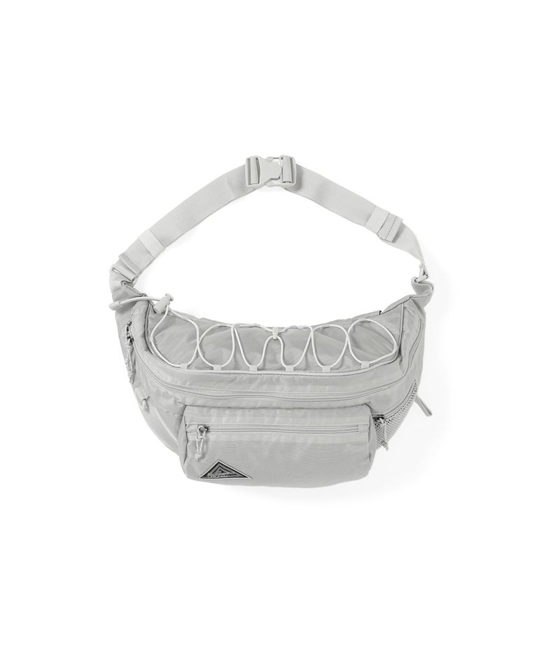 Washed Nylon Lumbar Pack Cream