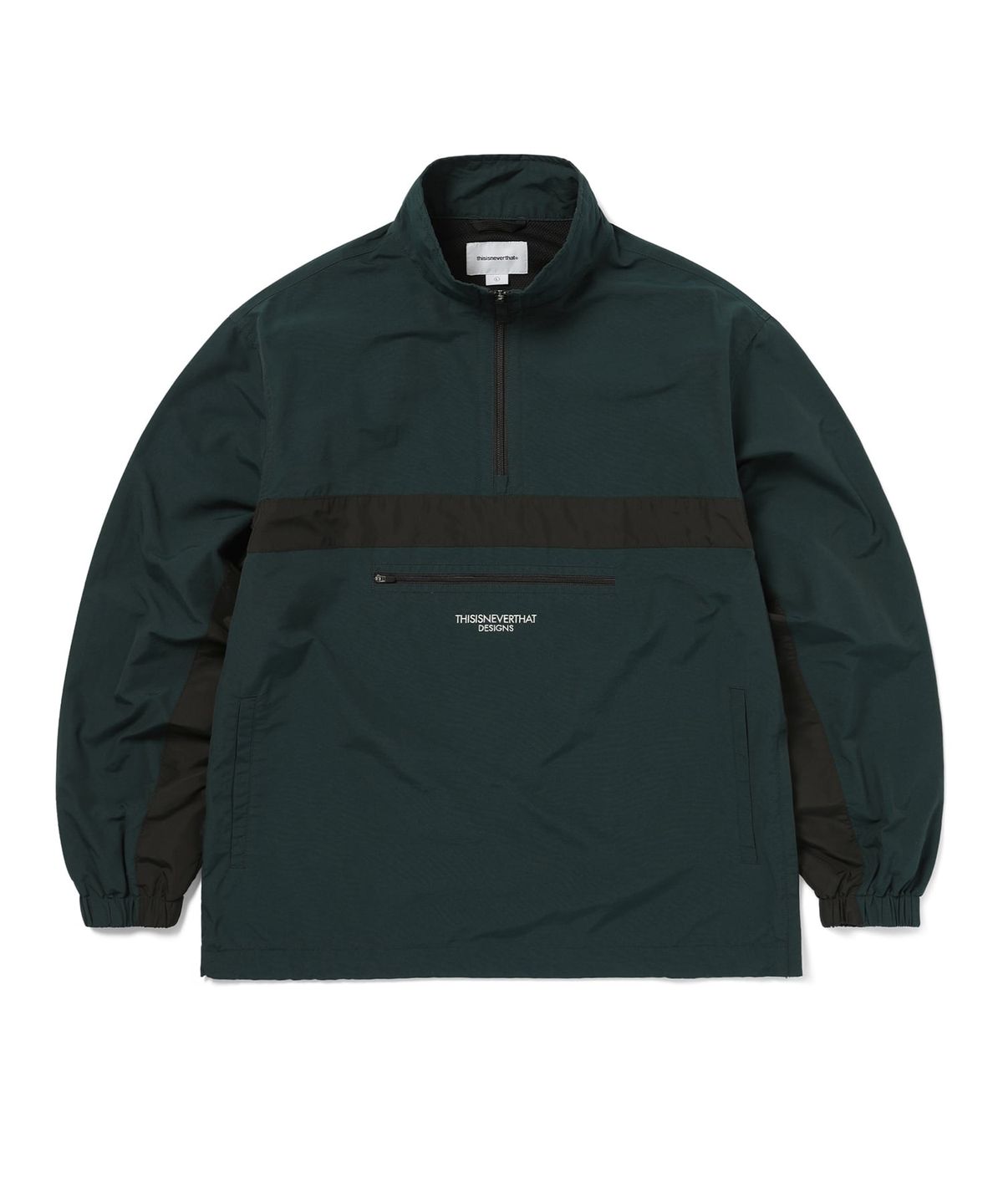 디스이즈네버댓(THISISNEVERTHAT) Half Zip Sports Pullover Green
