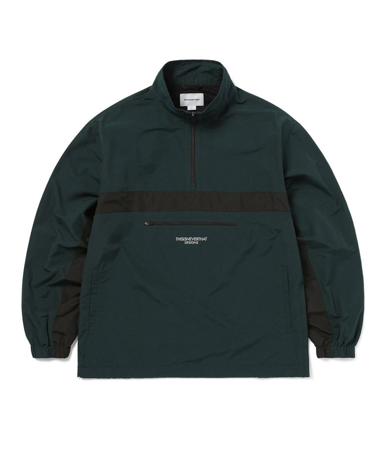Half Zip Sports Pullover Green