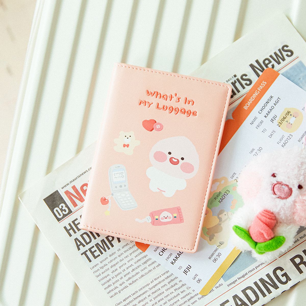 카카오프렌즈(KAKAO FRIENDS) 왓츠인마이러기지 여권케이스_리틀어피치