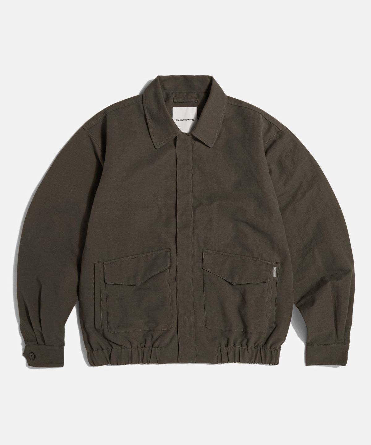 에스피오나지(ESPIONAGE) Flight Bomber Jacket Dark Mocha