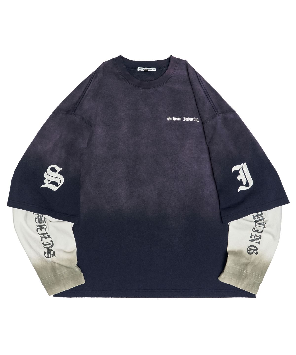 스키즘 인듀싱(SCHISM INDUCING) PAIN SLEEVES NAVY