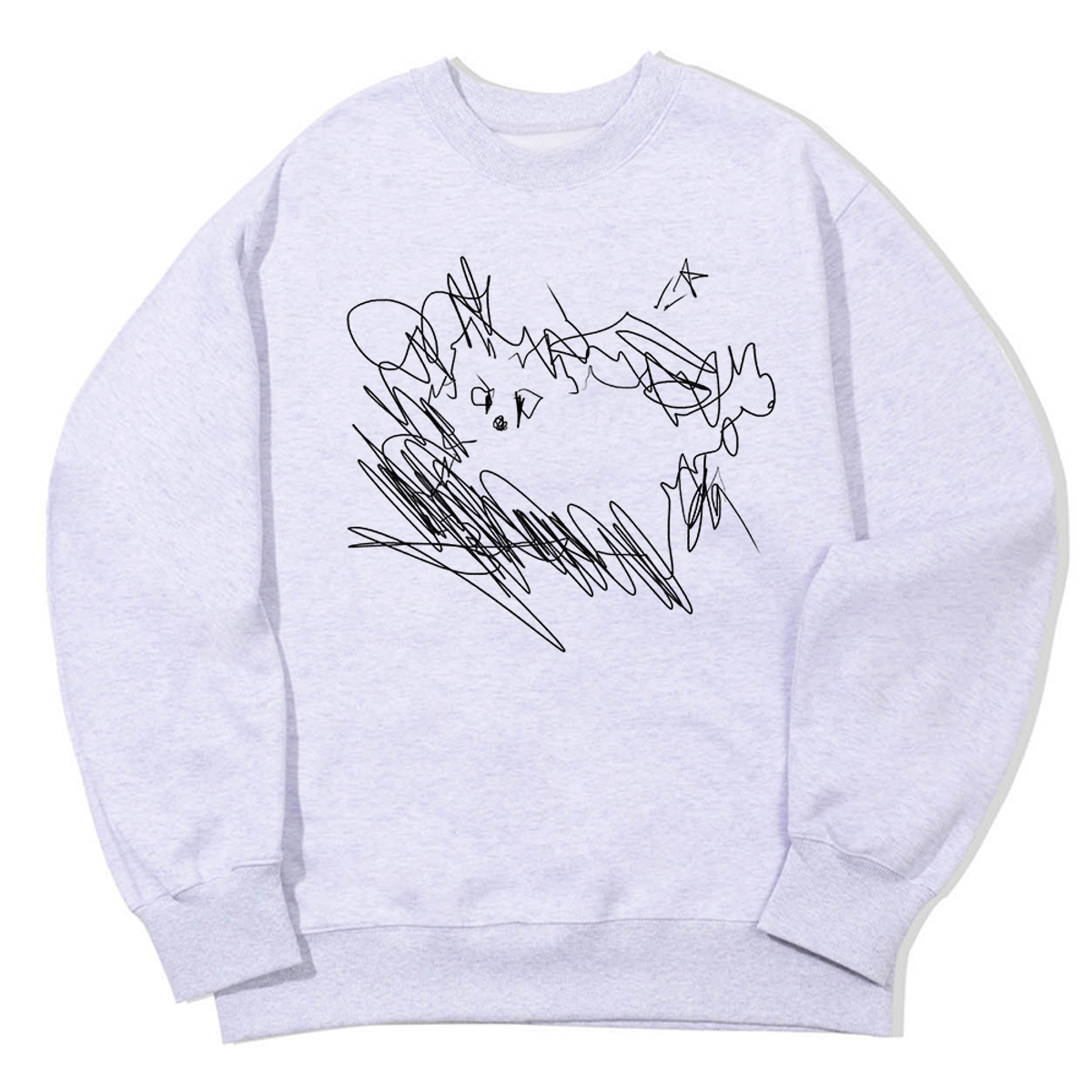 어썸어스(AWESOMEUS) CAT NIGHT WALK SWEAT SHIRTS_3 COLOR
