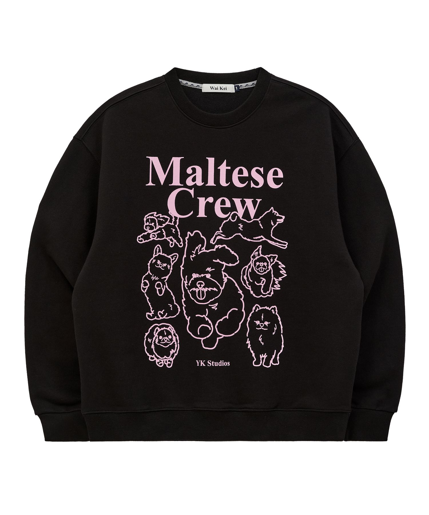 さらに100円引き◆WAI KEI◆Drawing Maltese Sweatshirt MUSINSA | WAI KEI Maltese Archive Line Graphic Hooded