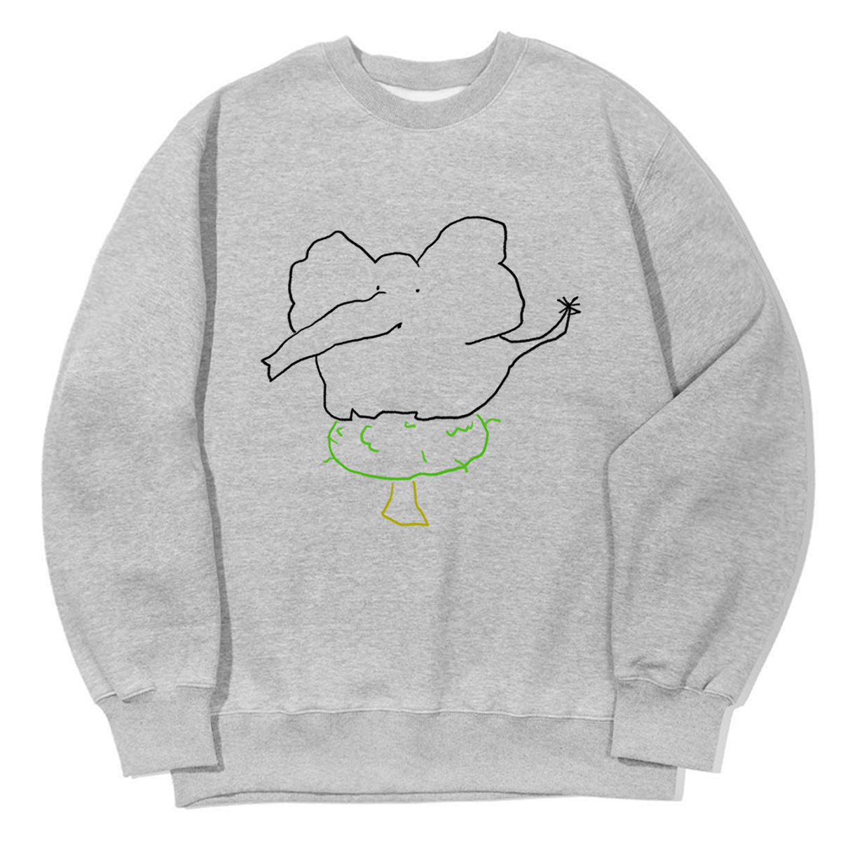 어썸어스(AWESOMEUS) ELEPHANT ON TREE SWEAT SHIRTS_3 COLOR