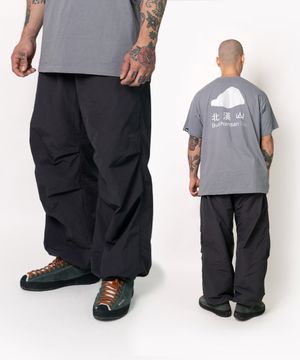 SS 터틀 벌룬 클라이밍 바지 아웃도어 와이드 팬츠 (CHARCOAL NAVY)