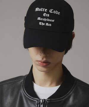 코드 볼캡 (블랙)
