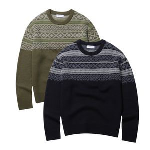 노르딕 자카드 풀오버[2컬러]