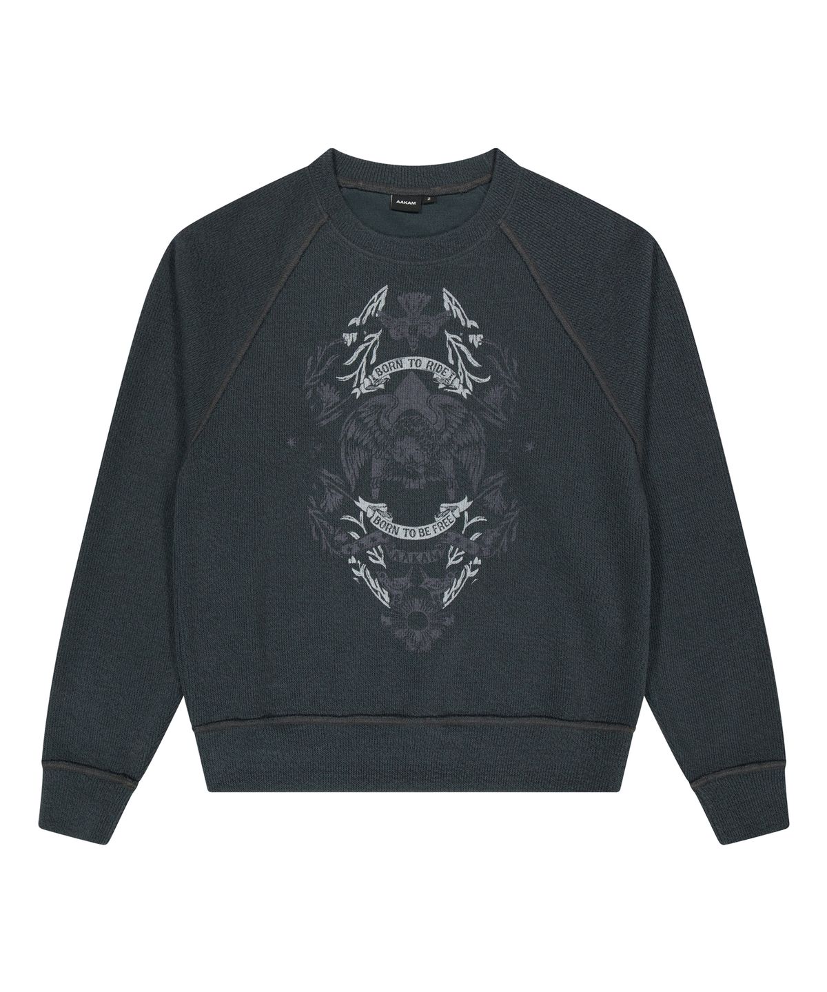 아캄(AAKAM) Eagle Printed Knit (Black)