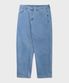 루즈핏 밴딩 테이퍼드 데님 팬츠 BK8915_라이트블루