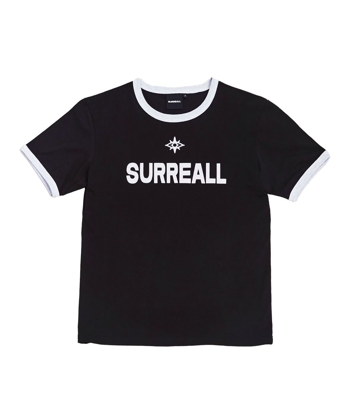 써리얼(SURREALL) Blekul ringer T shirt (Black)