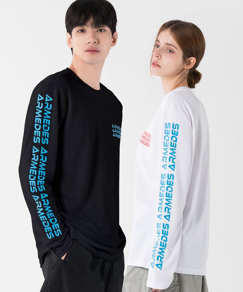 [2PACK] 아트그래픽 기능성 긴팔 티셔츠 (814)