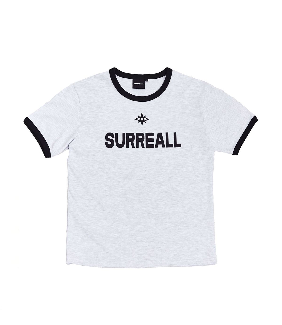 써리얼(SURREALL) Blekul ringer T shirt (Melange)