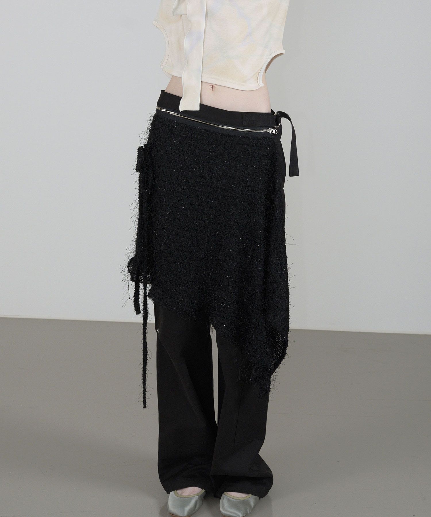 TYPESERVICE Two Way Layered Pants