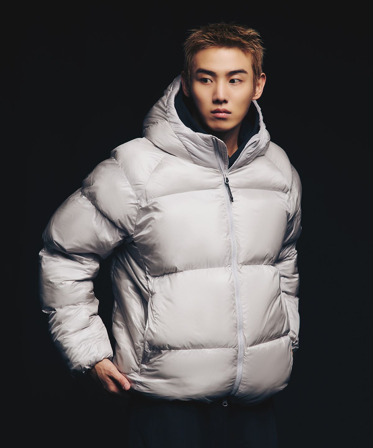 MUSINSA STANDARD SPORTSダウン【限定出品】 シティレジャーシアーリップストップフーデッドダウンショート