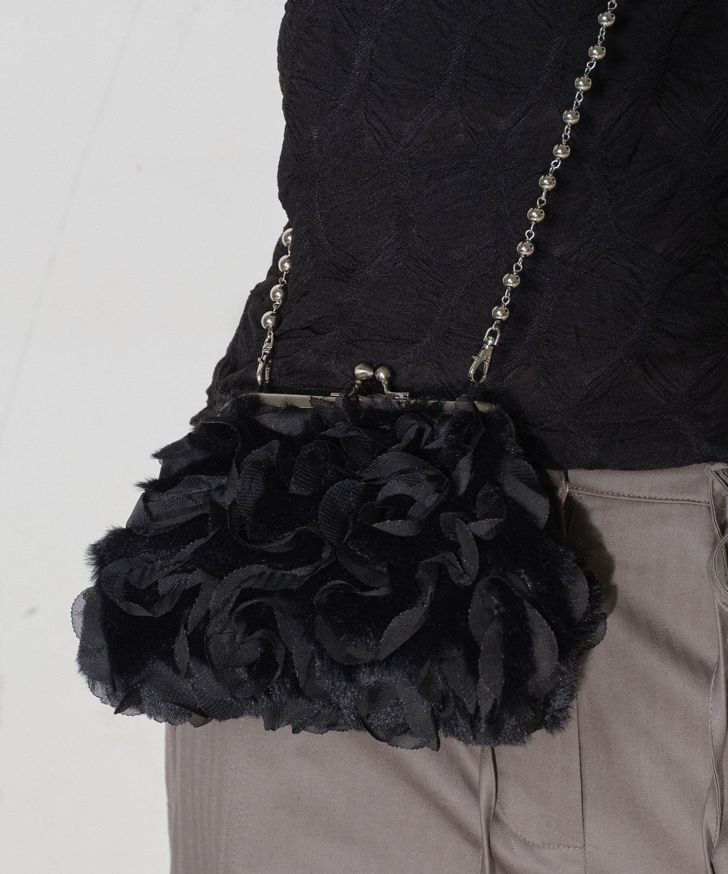 【typeservice】24fw Fur Coin Bag MUSINSA | TYPESERVICE Fur Coin Bag [Black]