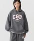 CGP 아치 로고 후드티_차콜BDW
