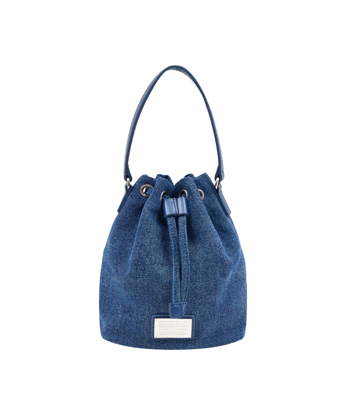 마리떼 프랑소와 저버(MARITHÉ + FRANҪOIS GIRBAUD) CLASSIC LOGO MINI BUCKET BAG dark blue