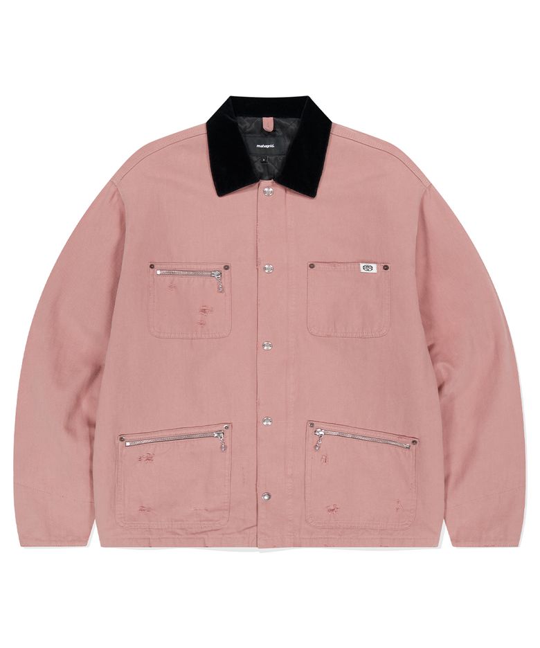 WASHED WORK JACKET PINK(MG2EFMJ210A)