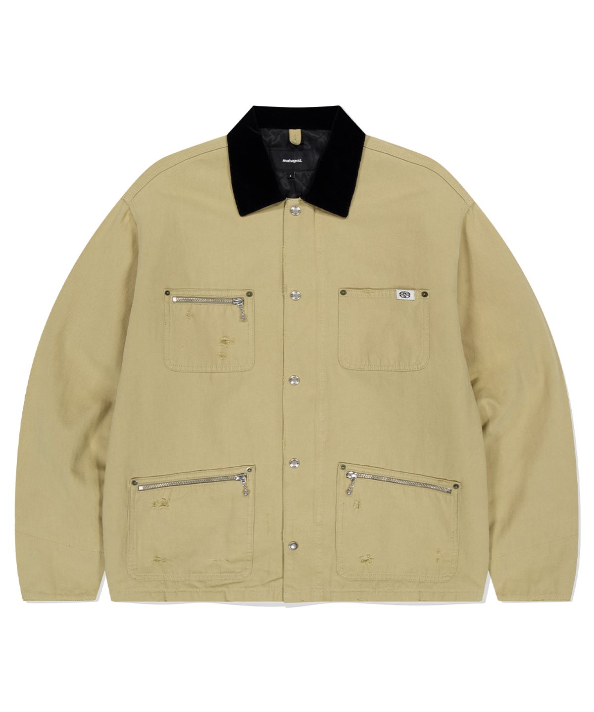 마하그리드(MAHAGRID) WASHED WORK JACKET BEIGE(MG2EFMJ210A)