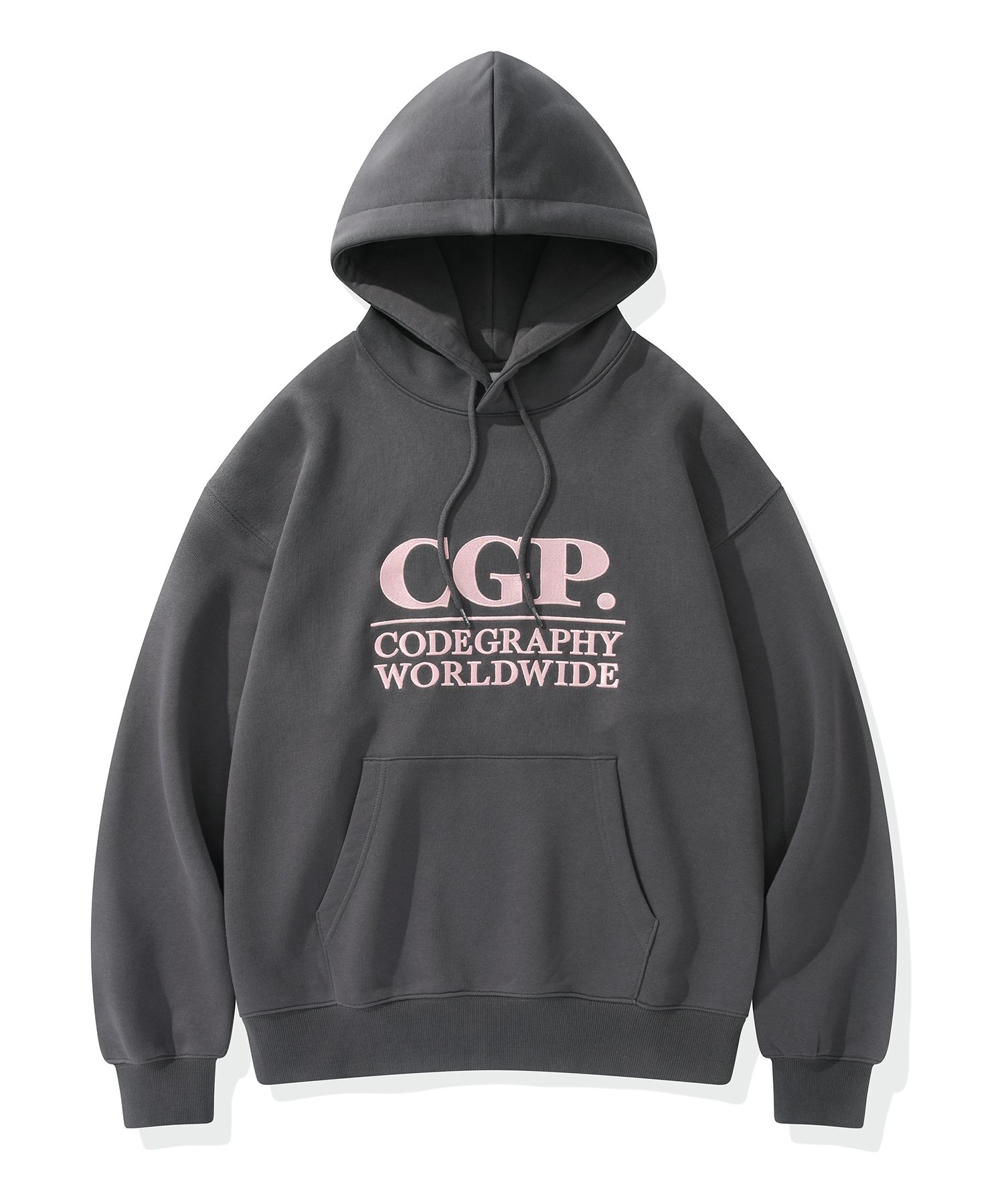 MUSINSA公式 | Codegraphy CGP スクエアロゴフードパーカー_チャコール