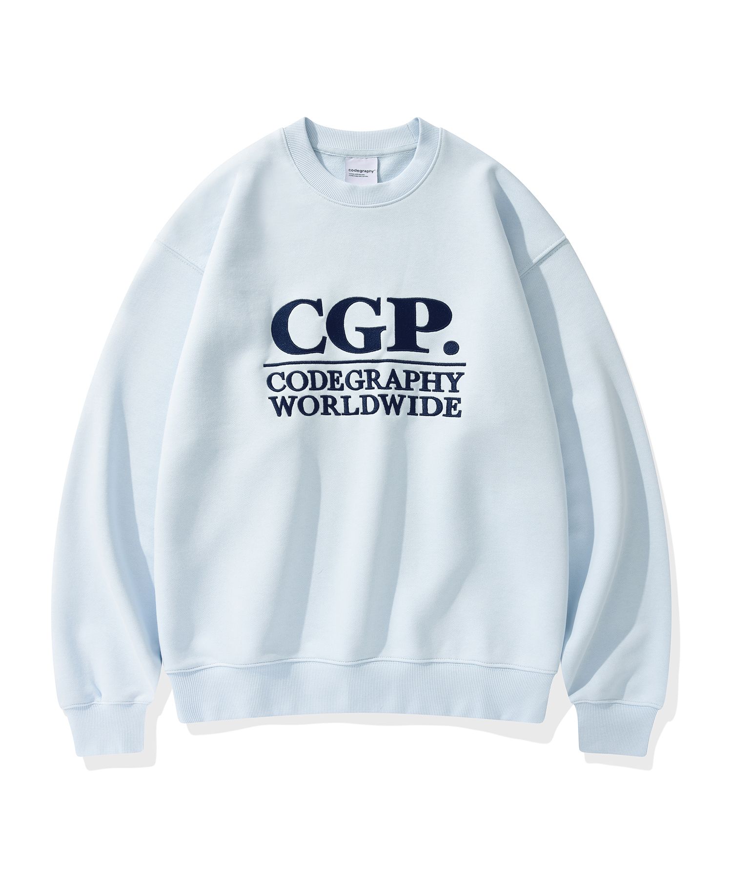 【 codegraphy 】SMALL SQUARE LOGO LONG SLIVE MUSINSA | Codegraphy CGP Small Square Logo Stripe Rugby Man