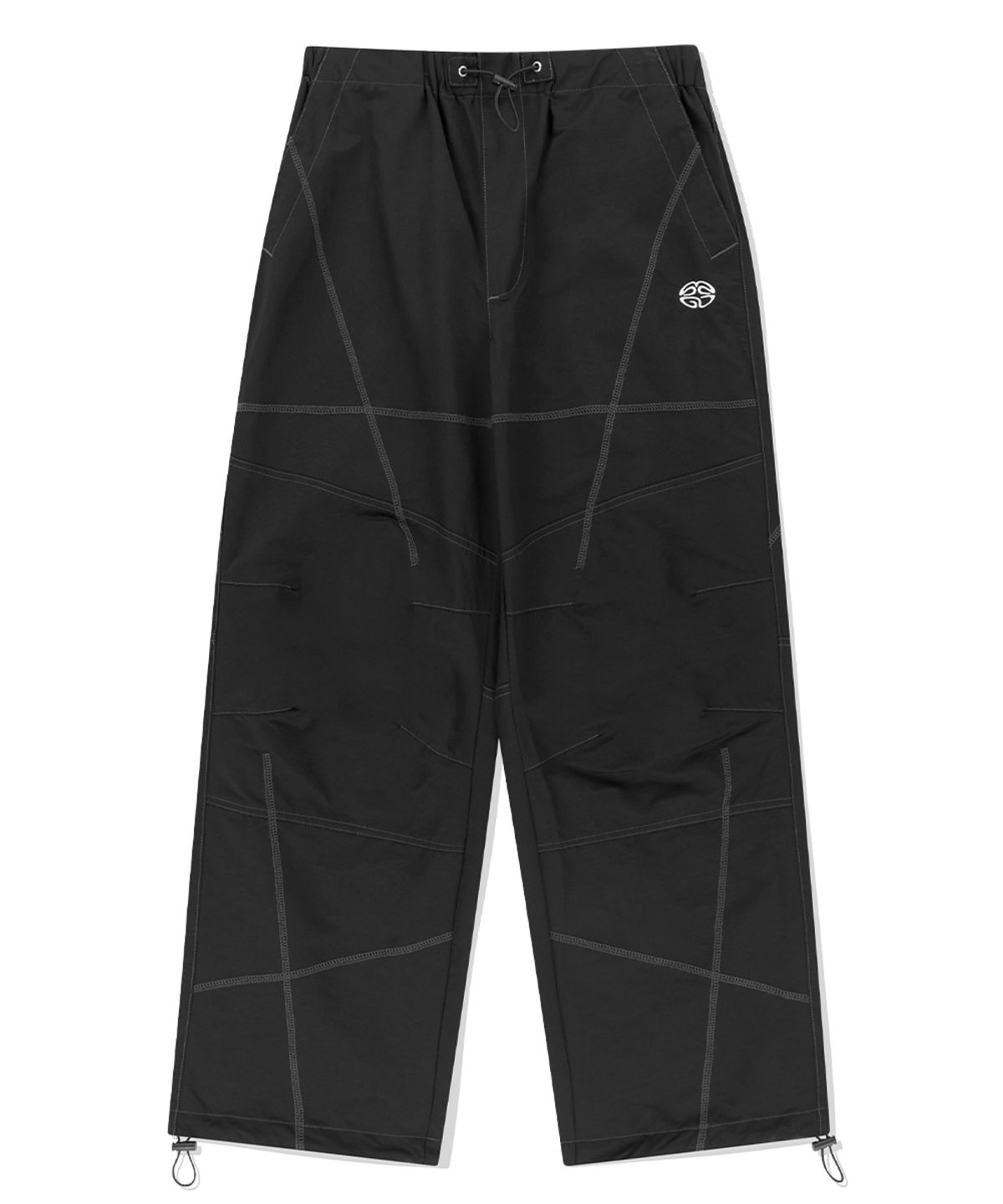 마하그리드(MAHAGRID) [FW 버전]COVER STITCH PARACHUTE PANT BLACK(MG2EFMPA10A)