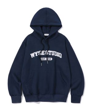 아플리케 스튜디오 후드티셔츠 네이비