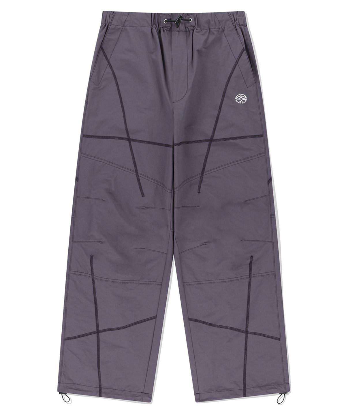 마하그리드(MAHAGRID) [FW 버전]COVER STITCH PARACHUTE PANT PURPLE(MG2EFMPA10A)